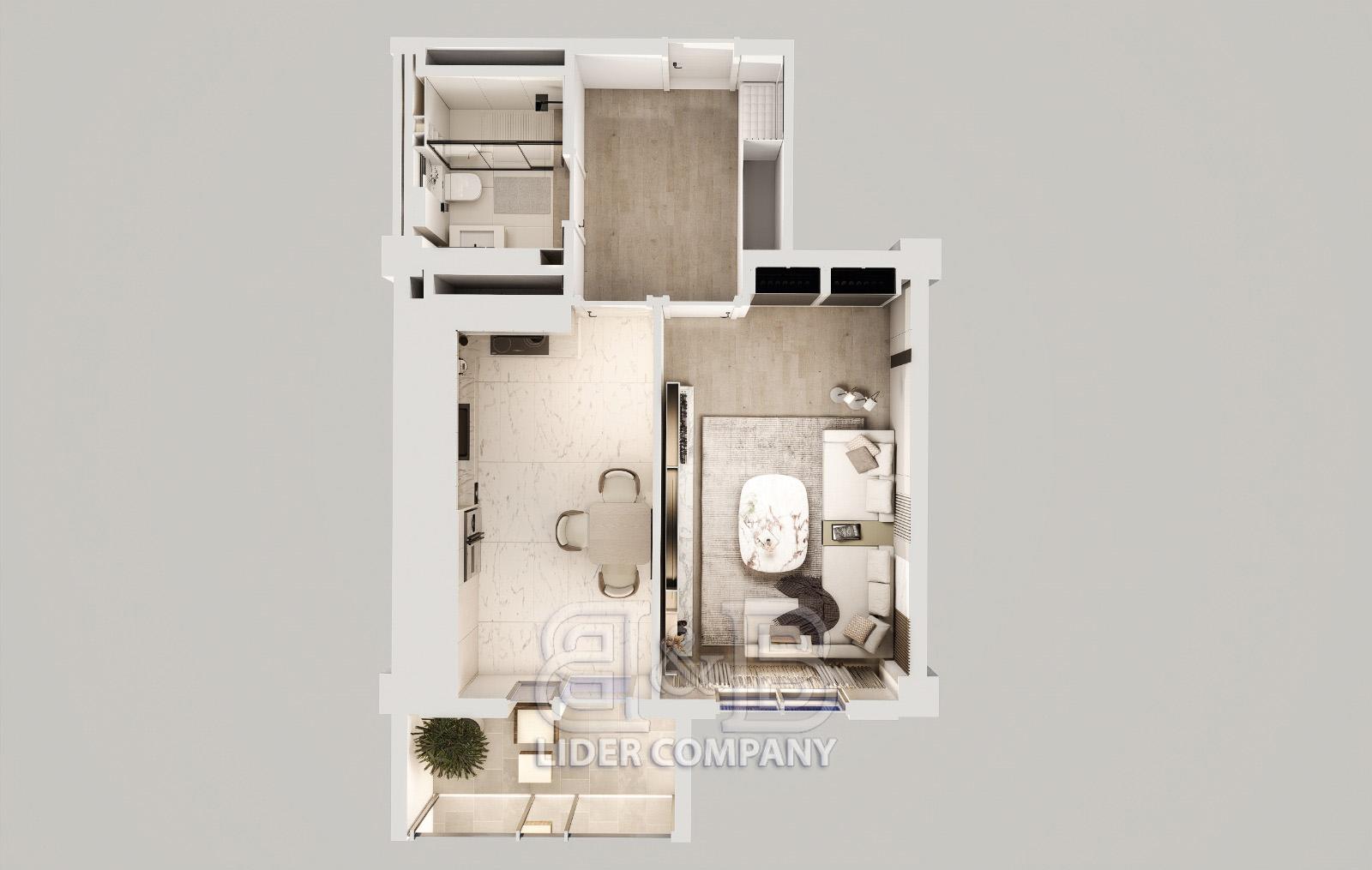 Apartament 1 cameră