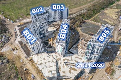 Apartament cu 3 camere, 88,4 mp, Poșta Veche, Chișinău