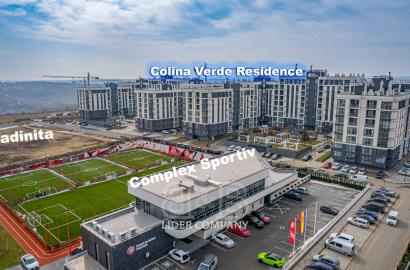Apartament luminos cu 2 camere în Durlești –  complexul Colina Verde