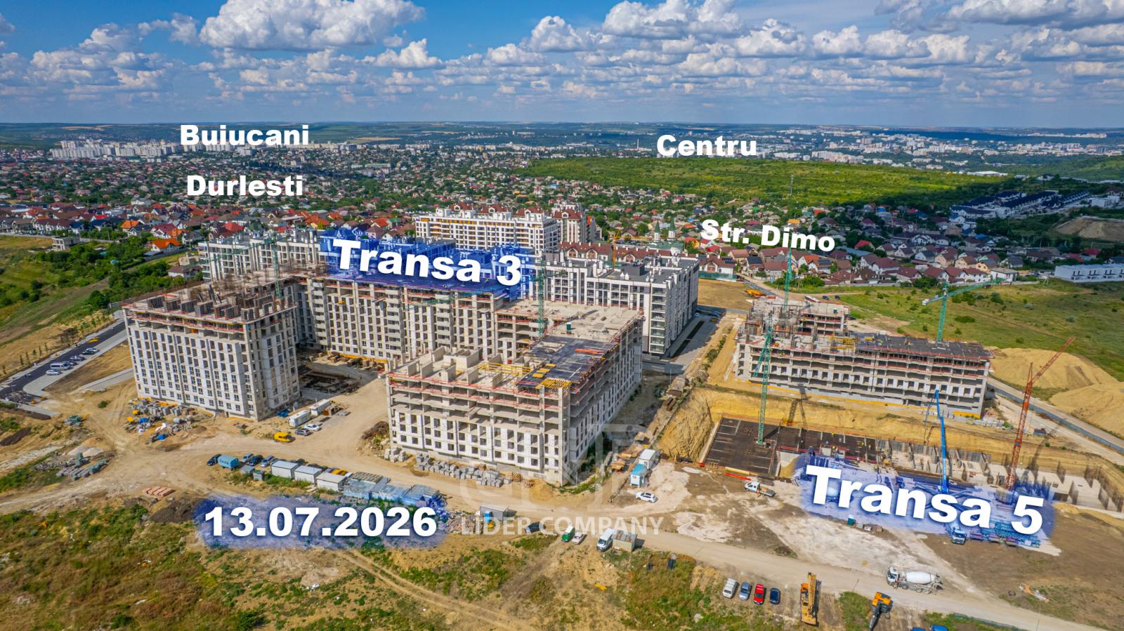 Apartament cu 1 cameră și living de vânzare - Tranșa 3, Colina Verde Durlești