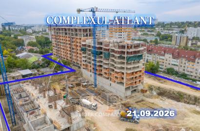 De vânzare apartament cu 2 camere - complexul ATLANT, sectorul Rîșcani