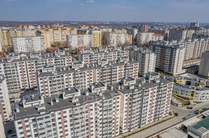 De vânzare apartament cu 1 cameră - complexul Exfactor, Buiucani