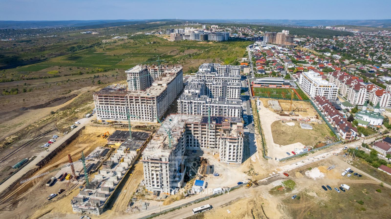 Apartament cu 1 cameră și living de vânzare - Colina Verde Tranșa 3, Durlești
