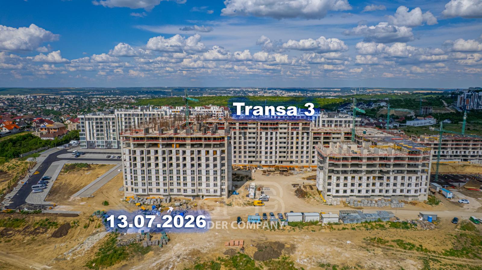 De vânzare apartament cu 2 camere și living - Colina Verde, Tranșa 3, Durlești