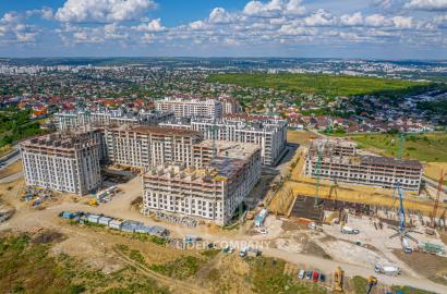 De vânzare apartament cu 1 cameră și living - Tranșa 5 Colina Verde, Durlești