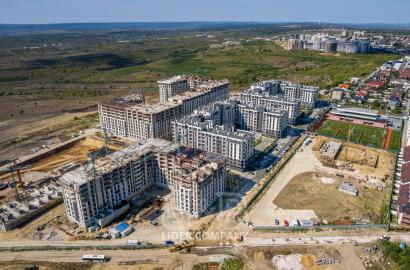 Apartament luminos cu 2 camere în Durlești –  complexul Colina Verde