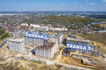 De vânzare apartament cu 1 cameră și living - Colina Verde Tranșa 3, Durlești