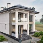 PROIECT NOU! Casă rezidențială cu 2 nivele de vânzare - Goianul Nou