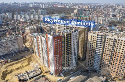 De vânzare apartament cu 1 cameră - complexul SkyHouse, Botanica