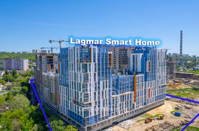 De vânzare apartament cu 1 cameră și living - complexul Smart Home, Rîșcani